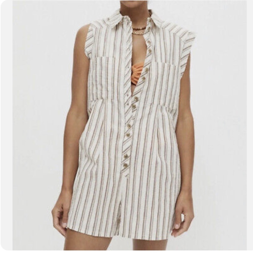 NWT Urban Outfitters Zoey Workwear Romper